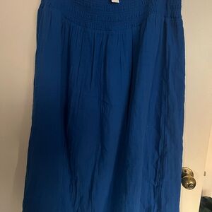 Crinkle Gauze Maxi Skirt